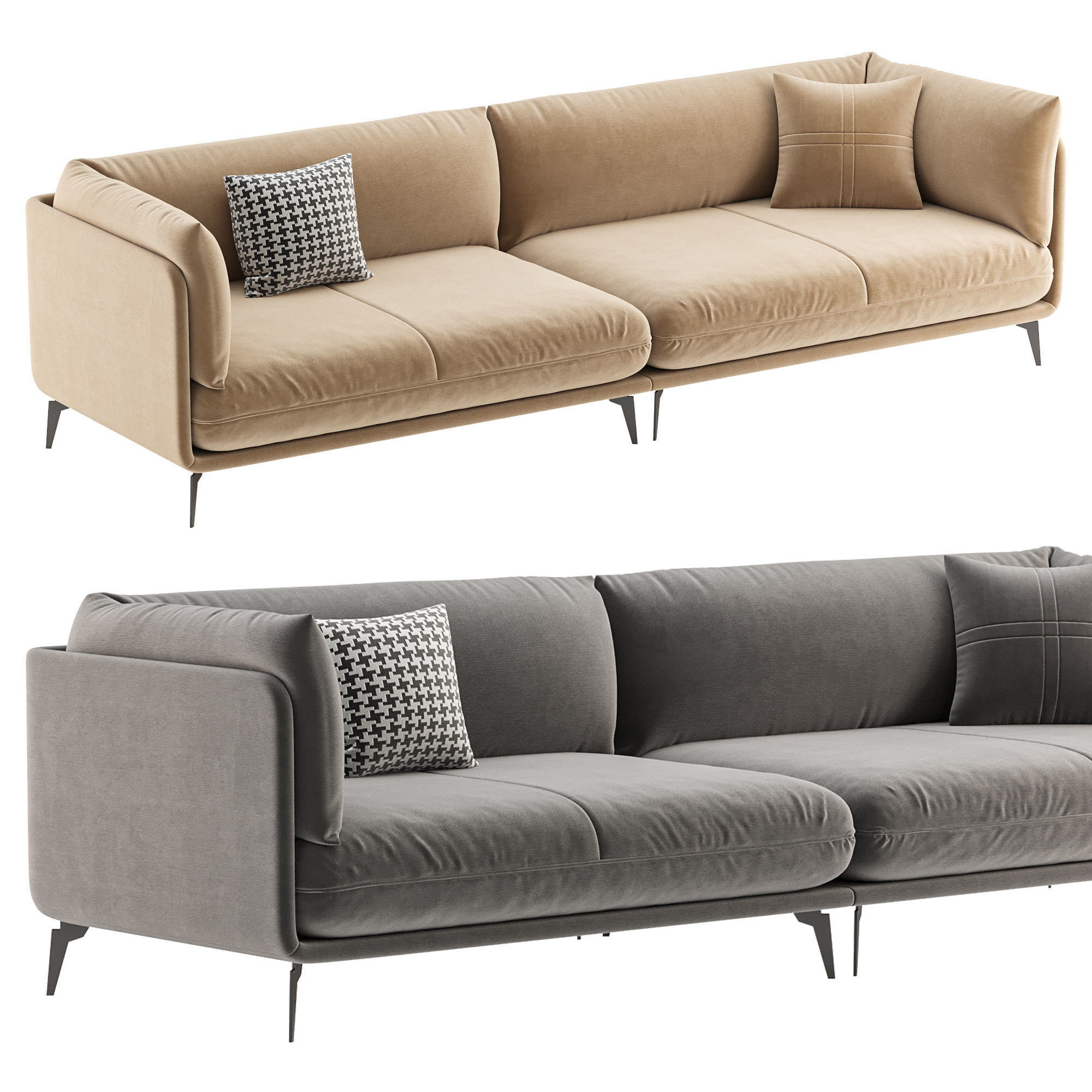 PULOSK Upholstered Sofa 3D model_2