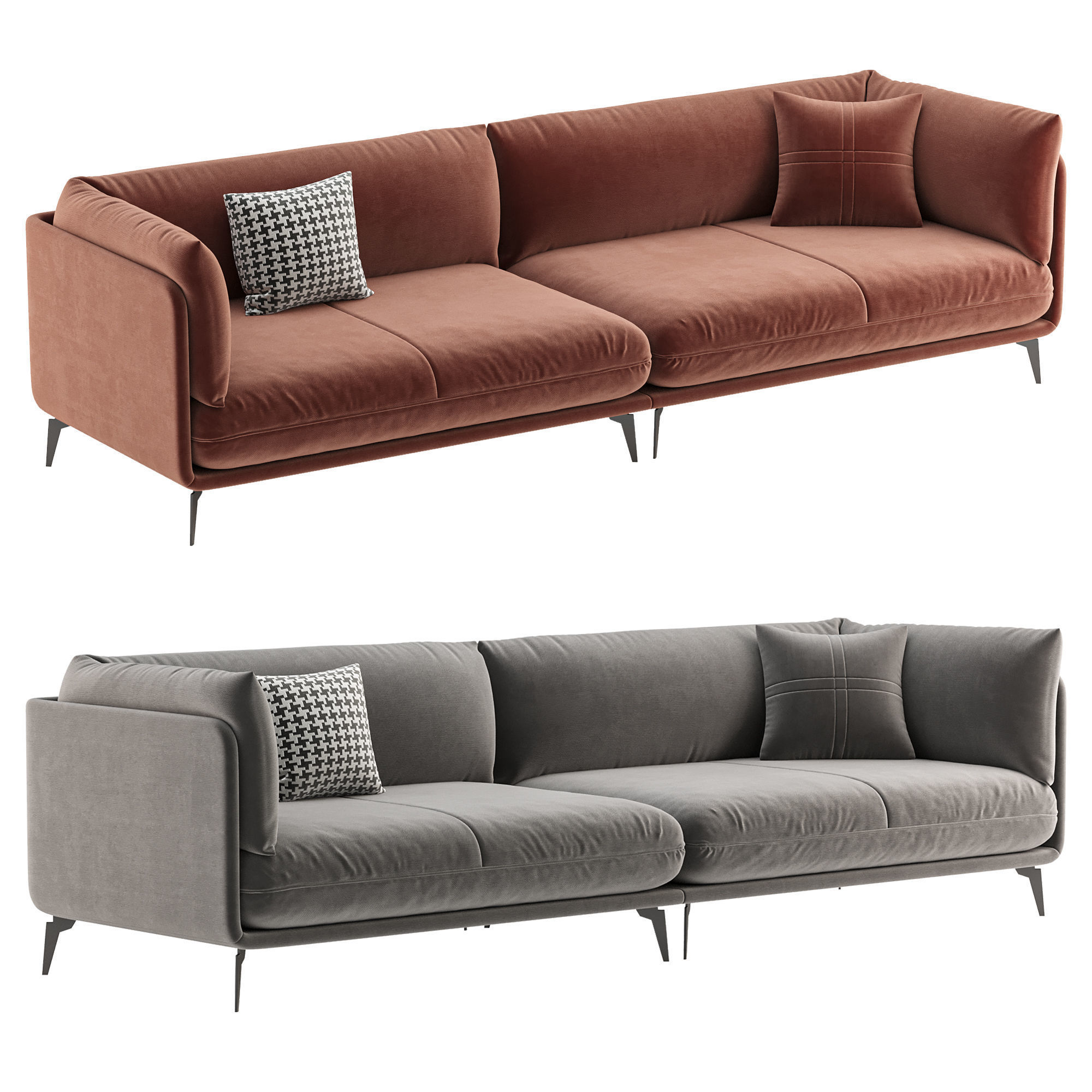 PULOSK Upholstered Sofa 3D model_4