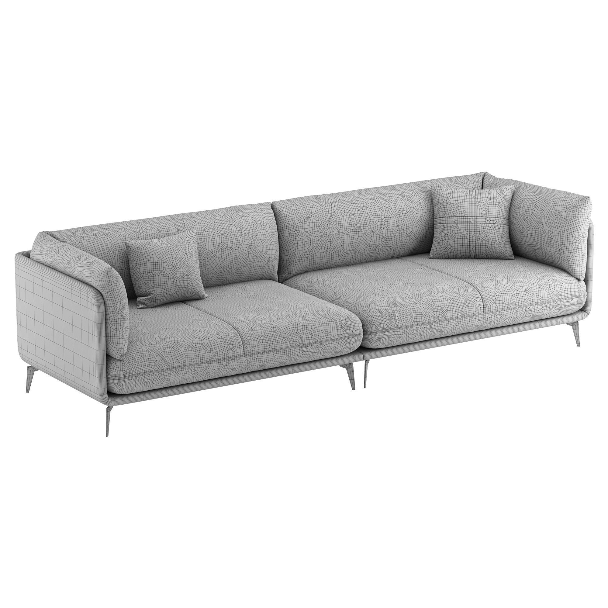 PULOSK Upholstered Sofa 3D model_5