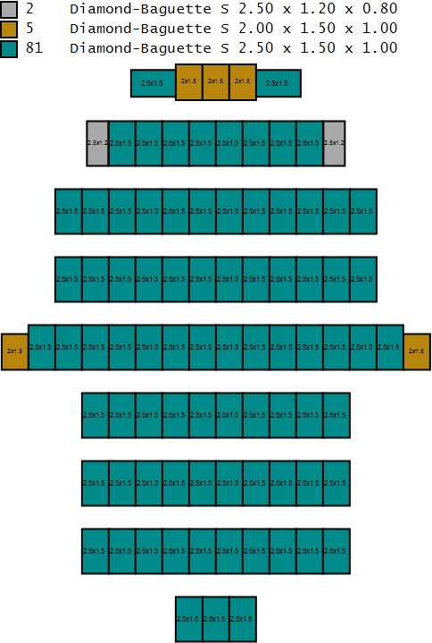 Custom Hamsa Hand Diamond Pendant - Hamsa Hand Necklace  3D print model_21