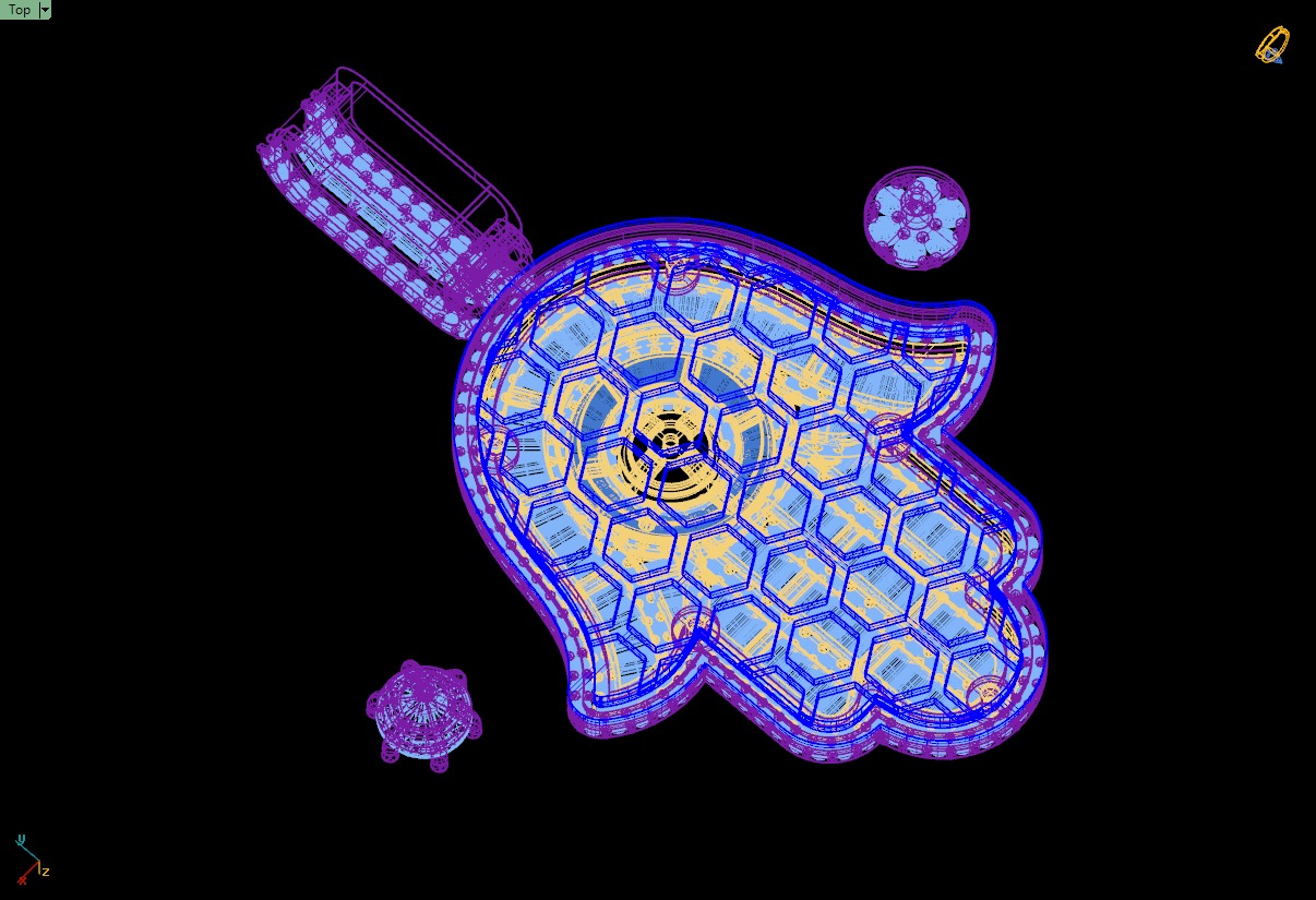 Custom Hamsa Hand Diamond Pendant - Hamsa Hand Necklace  3D print model_16