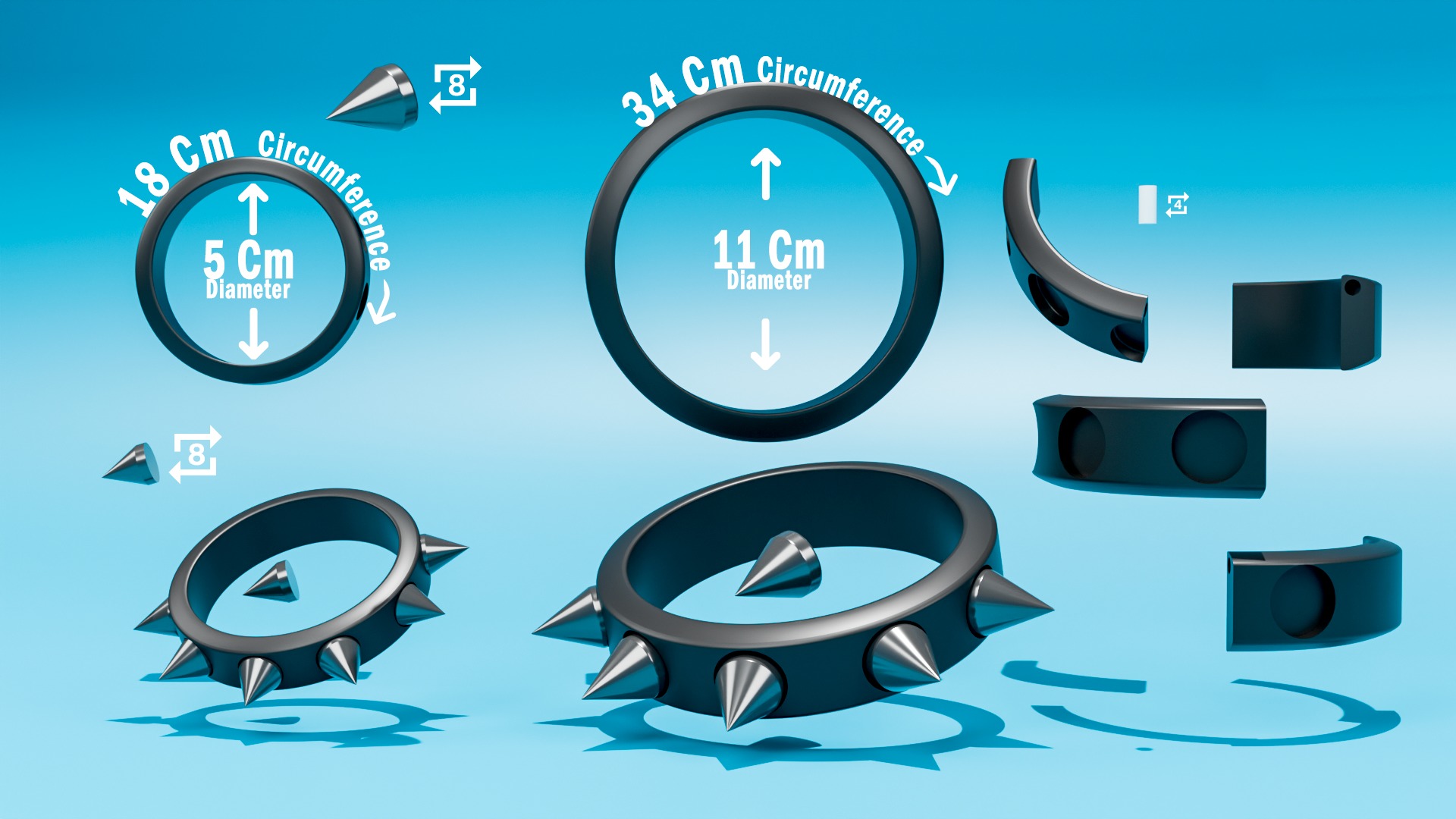 Bowsette Koopa-hime Cosplay Accesories  3D print model_6