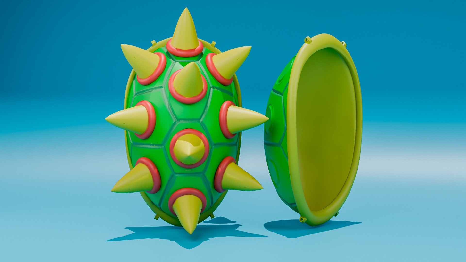 Bowsette Koopa-hime Cosplay Accesories  3D print model_4