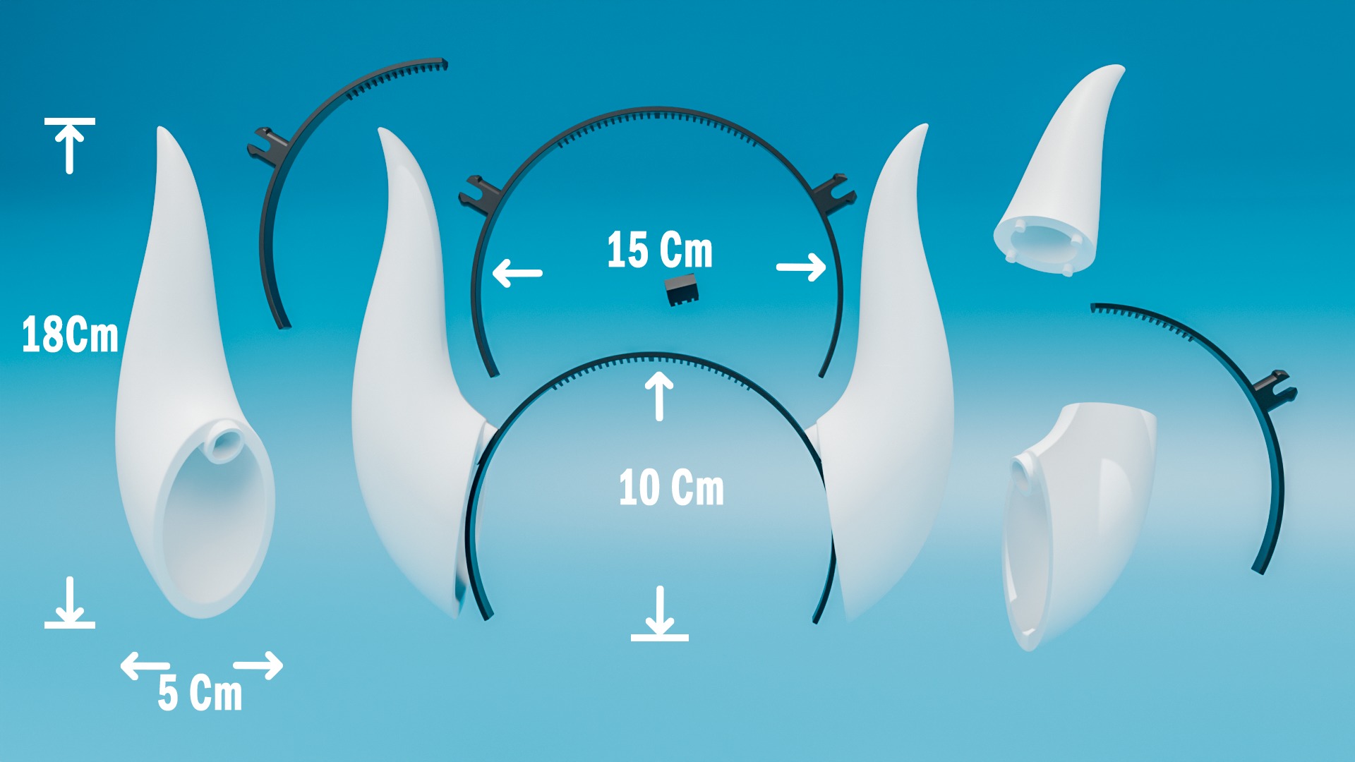 Bowsette Koopa-hime Cosplay Accesories  3D print model_3