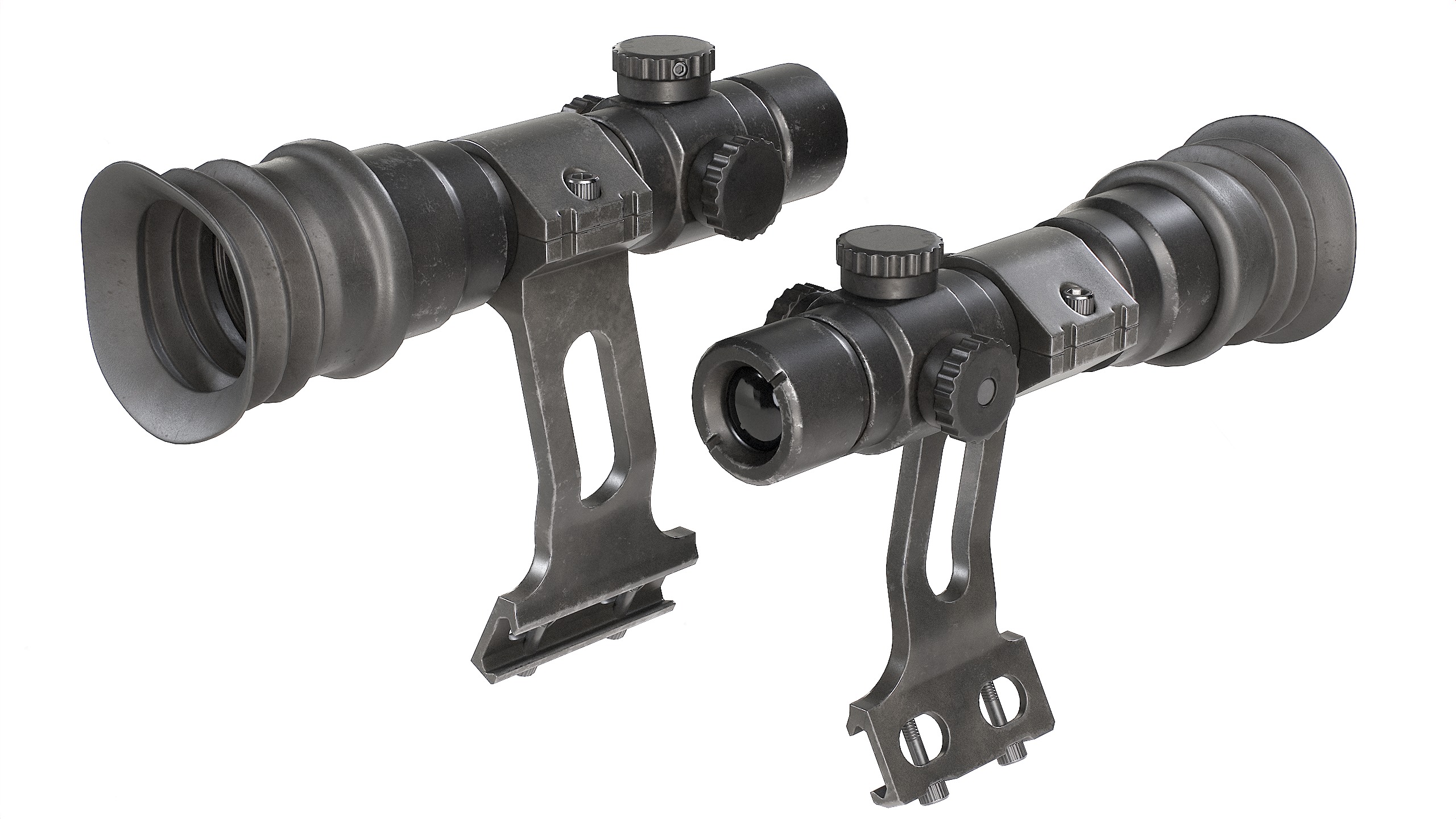 PBR Chinese QLB-06 Grenade Launcher Low-poly 3D model_17