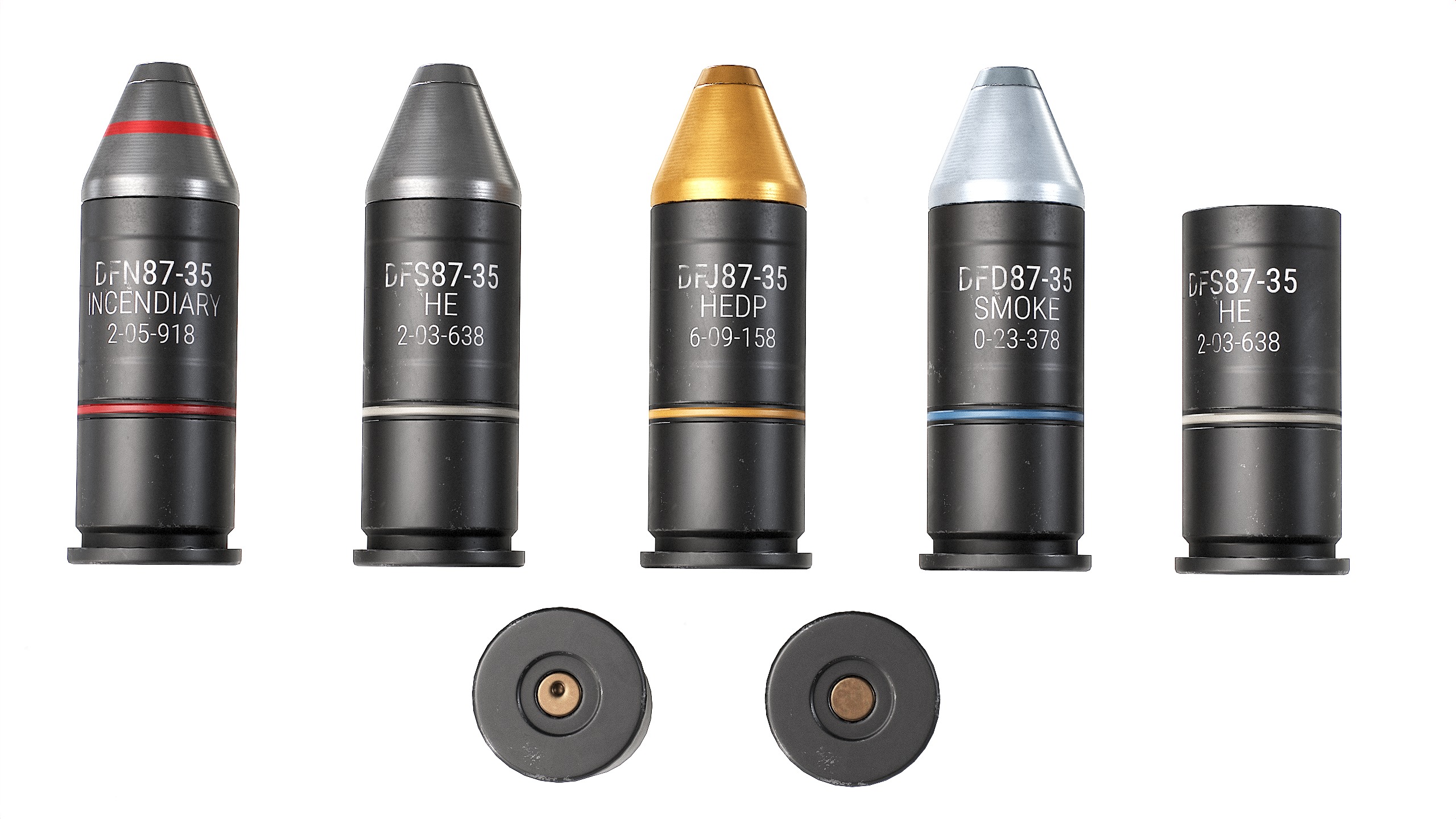 PBR Chinese QLB-06 Grenade Launcher Low-poly 3D model_18