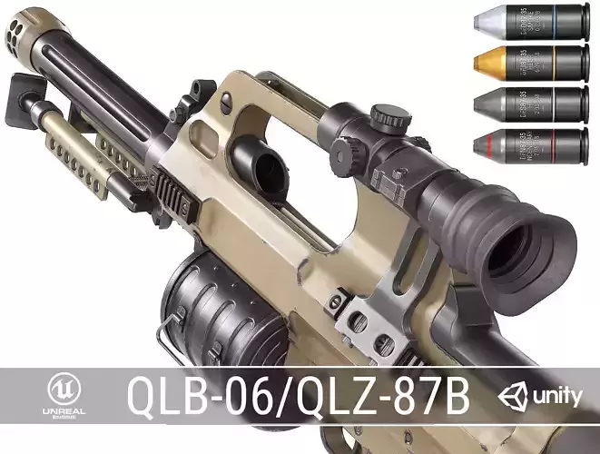 PBR Chinese QLB-06 Grenade Launcher