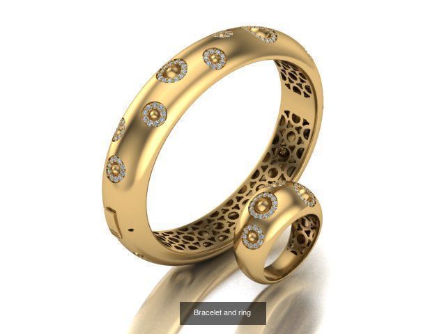 BraceletS AND RingS 3D Model Collection_1
