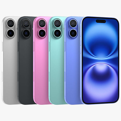 Apple iPhone 16 Plus 3D model