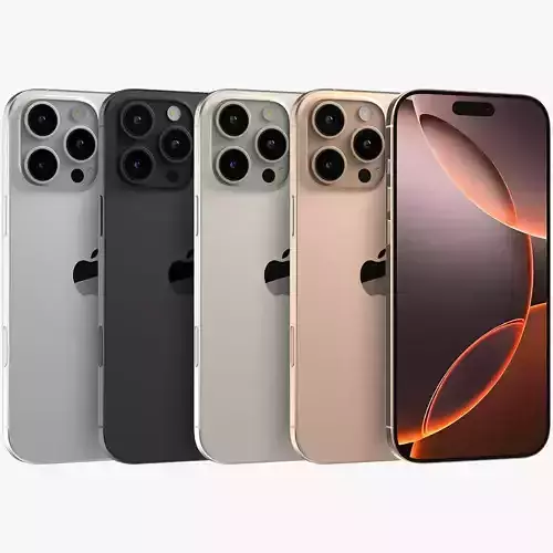 Apple iPhone 16 Pro Max 3D model
