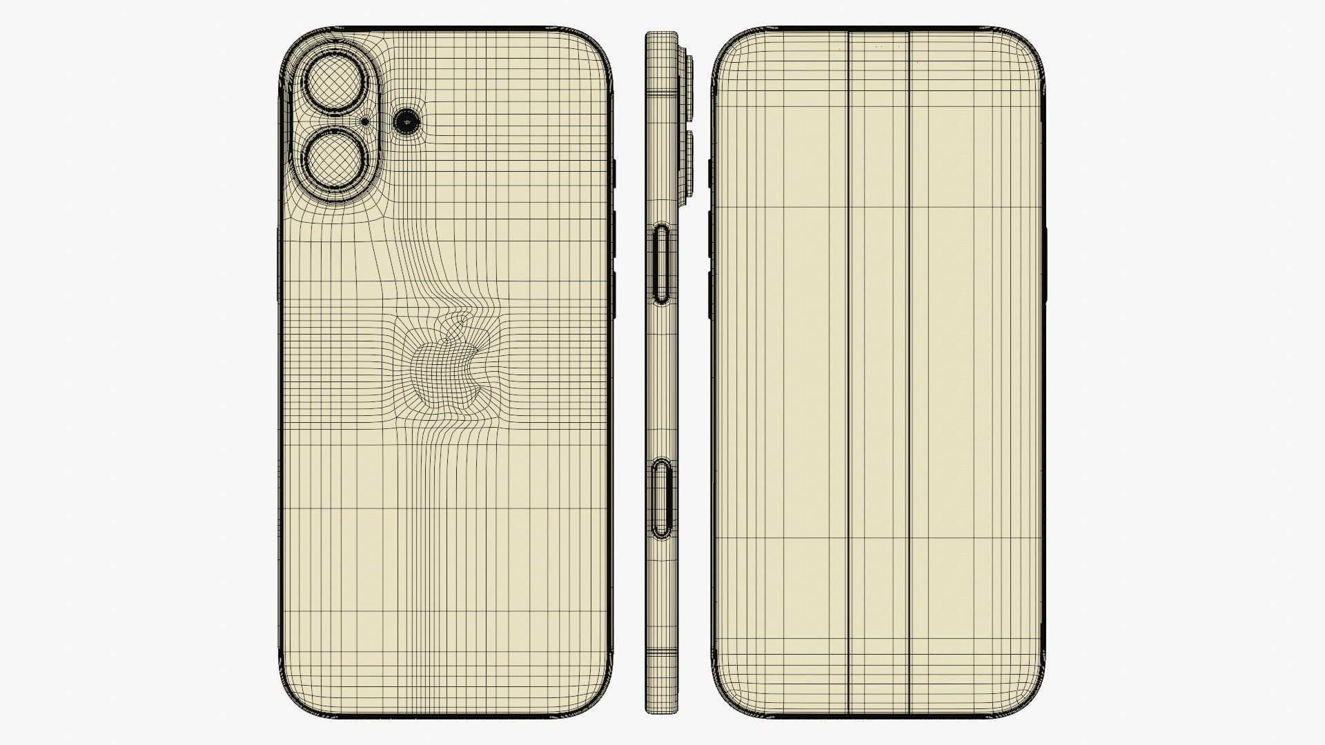 Apple iPhone 16 And Plus And Pro And Pro Max 3D model_23