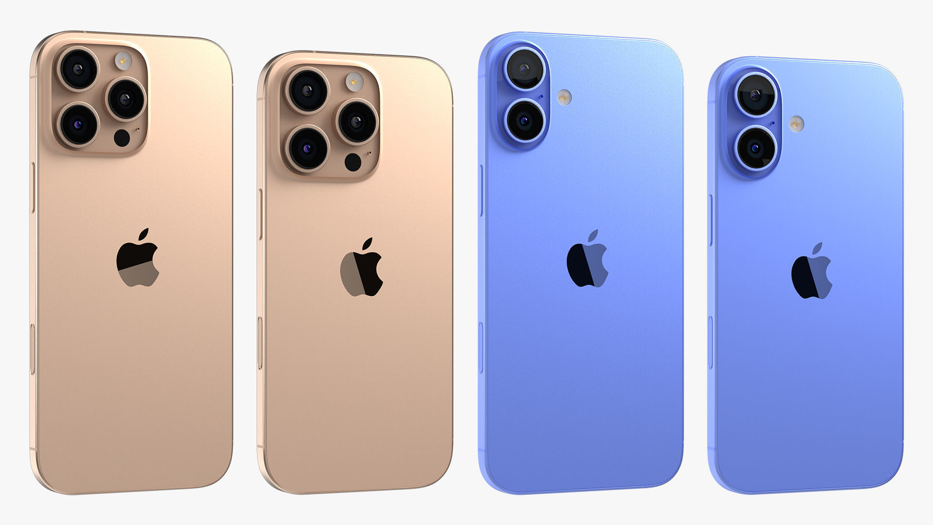 Apple iPhone 16 And Plus And Pro And Pro Max 3D model_1