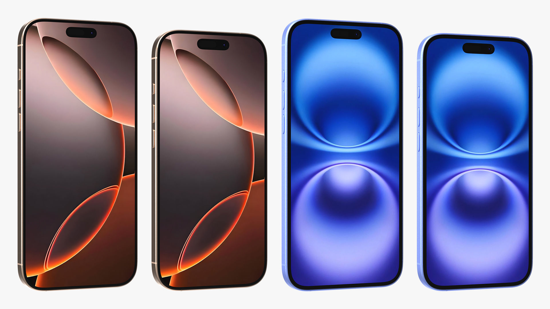 Apple iPhone 16 And Plus And Pro And Pro Max 3D model_2