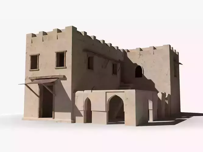 Arab x11 Low-poly 3D model
