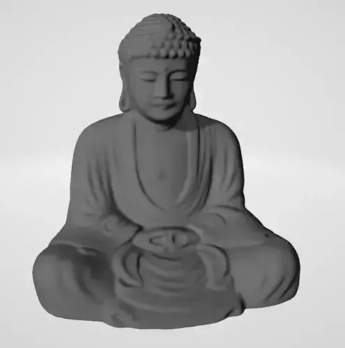 Small desktop size bust of the buddha