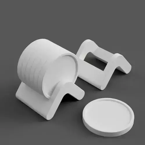 circular coasters with base