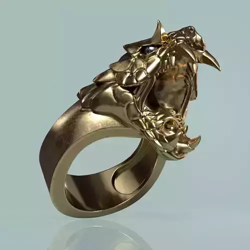 Snake Ring 3D print model