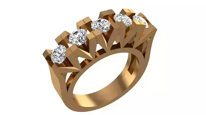 5 stone Ring