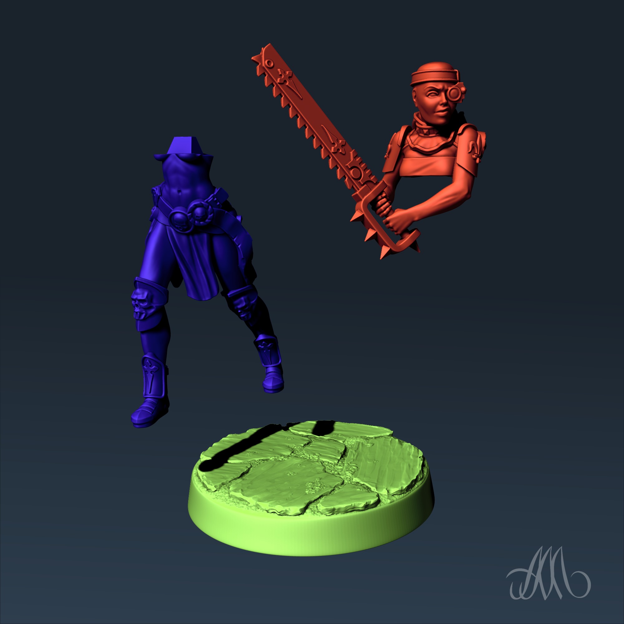 Sisters Repentia PRE-SUPPORTED 3D print model_5