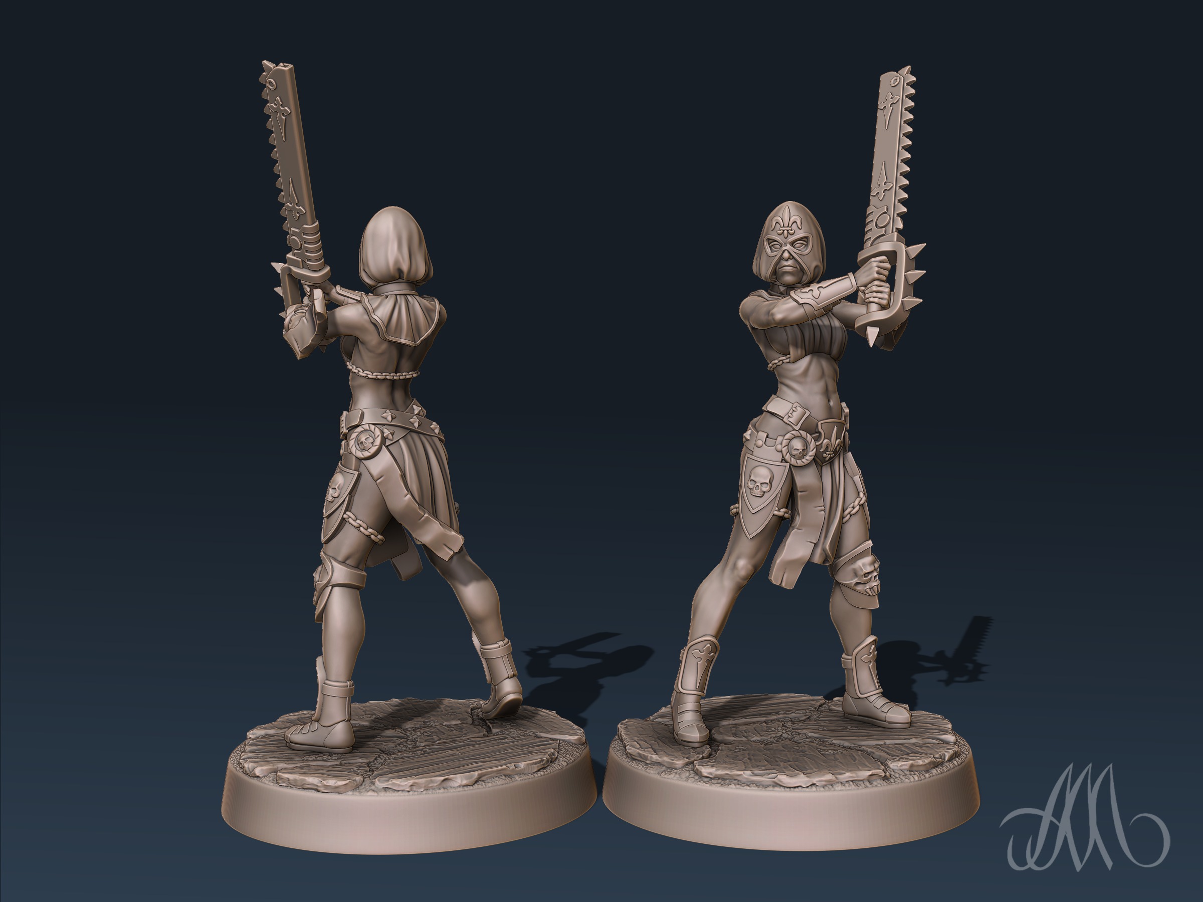 Sisters Repentia PRE-SUPPORTED 3D print model_2
