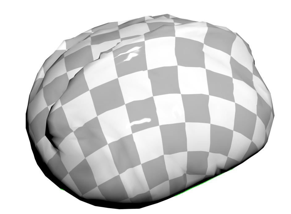 Bread Low-poly 3D model_16