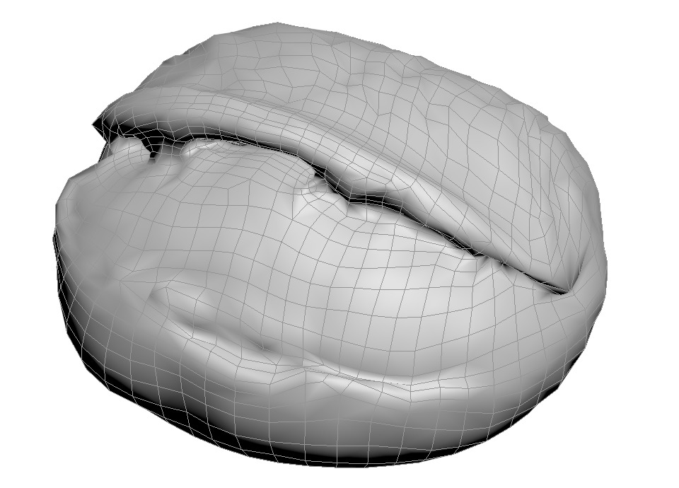 Bread Low-poly 3D model_18