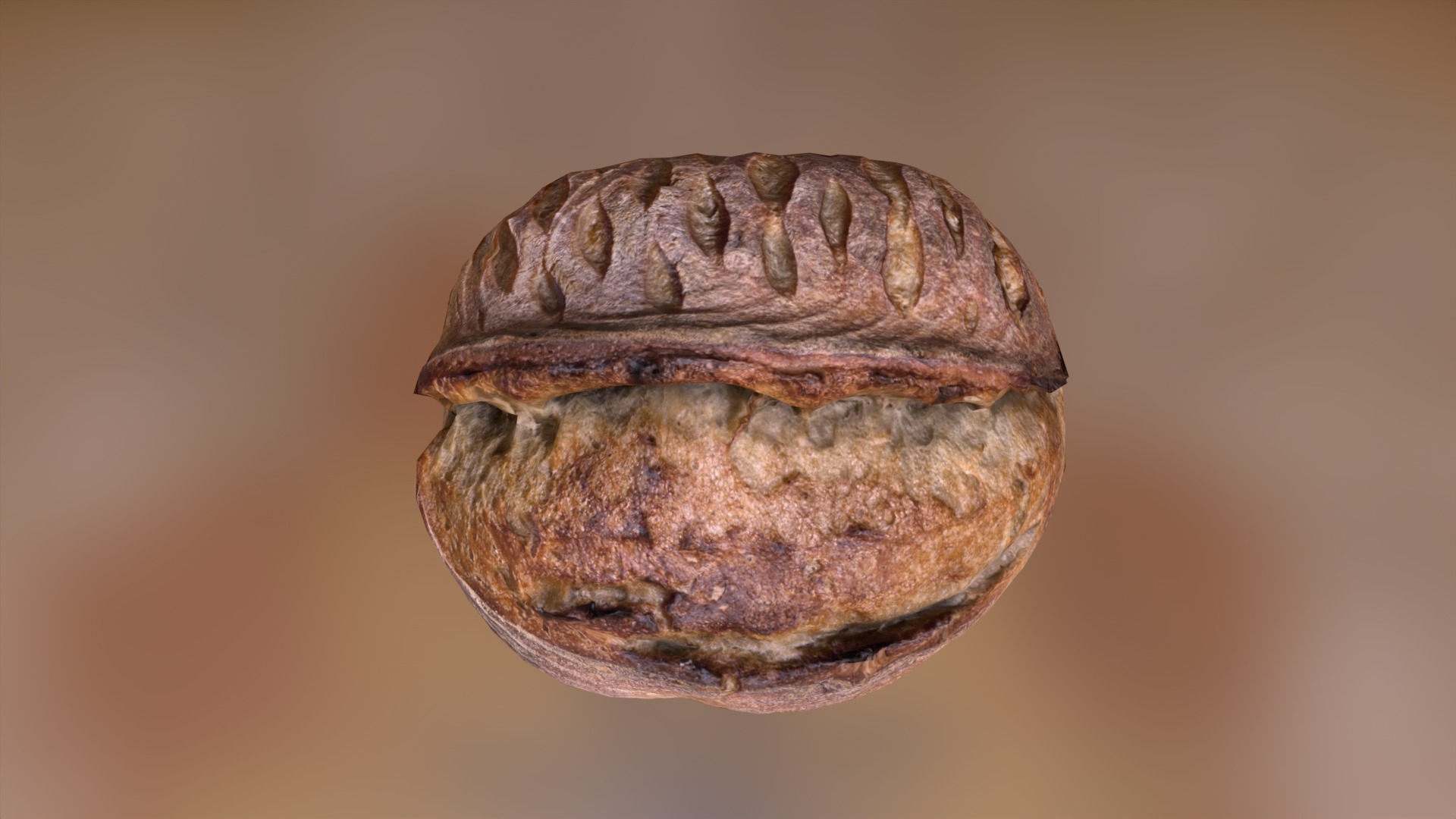 Bread Low-poly 3D model_12