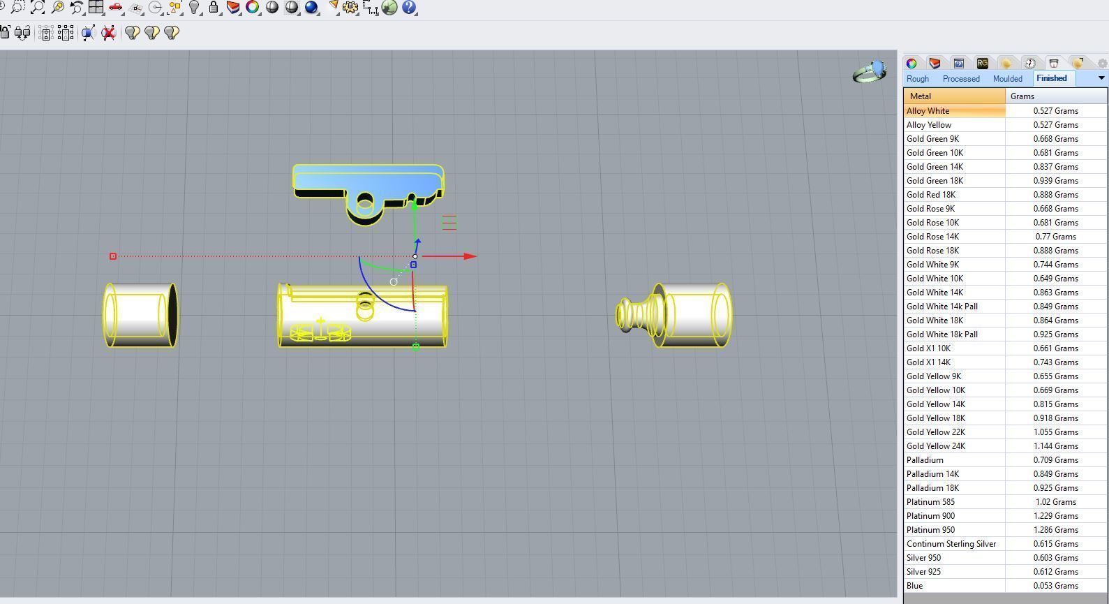 braclet clasp 3D print model_6