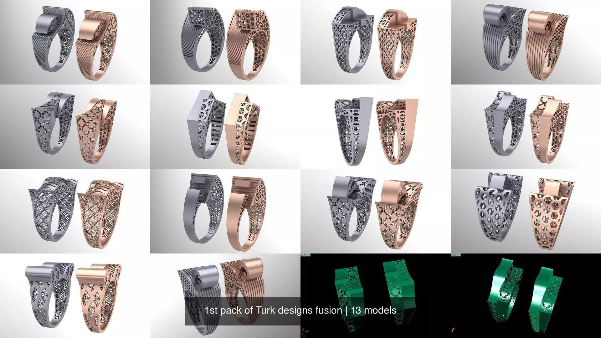 1st pack of Turk designs fusion 3D Model Collection_0