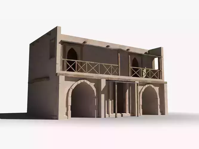 Arab x13 Low-poly 3D model