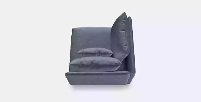 SODERHAMN Corner section 3 Low-poly 3D model