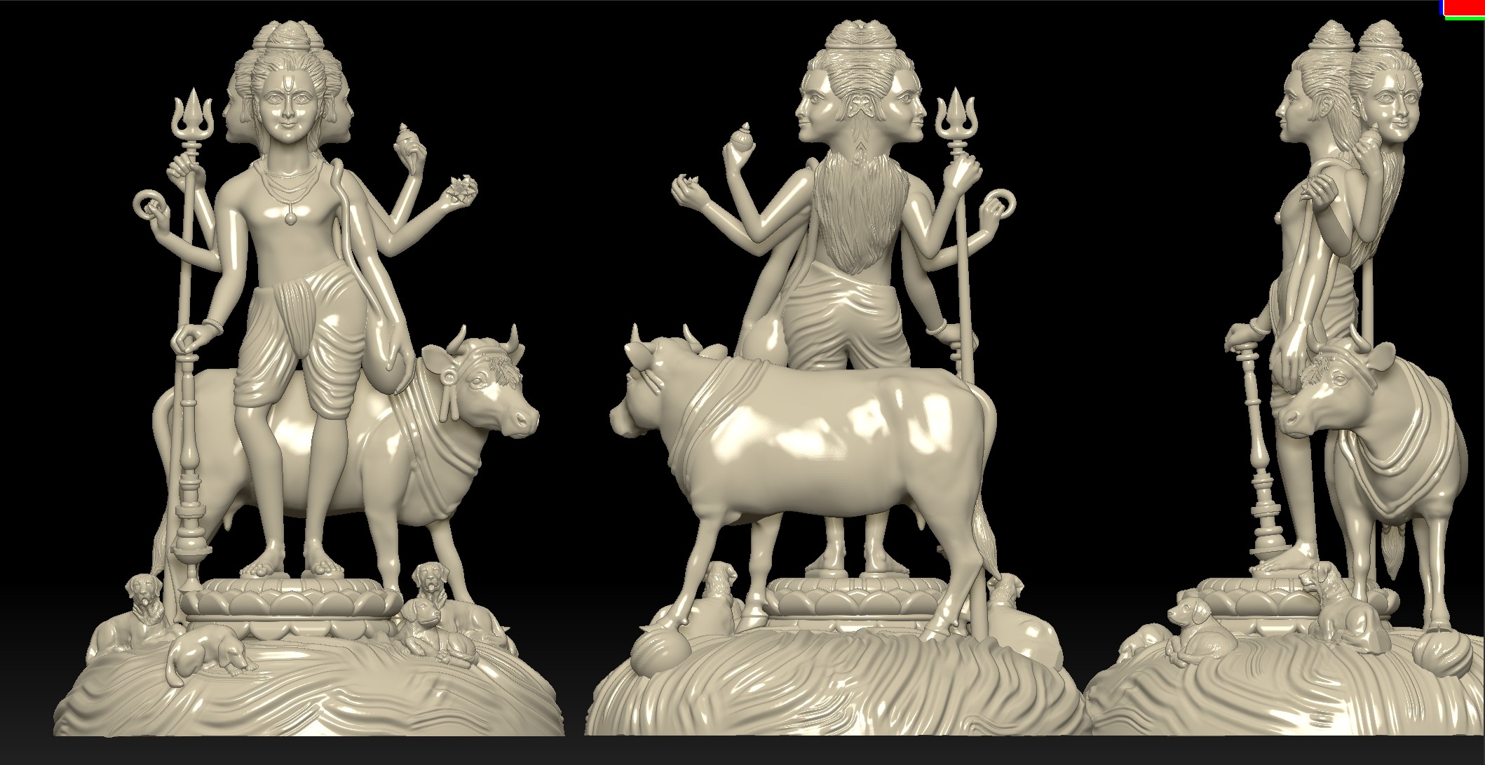 guru datta 3D print model_3