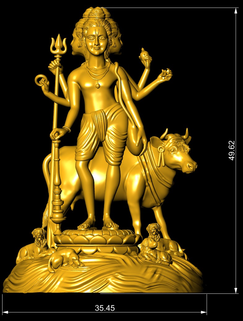 guru datta 3D print model_1