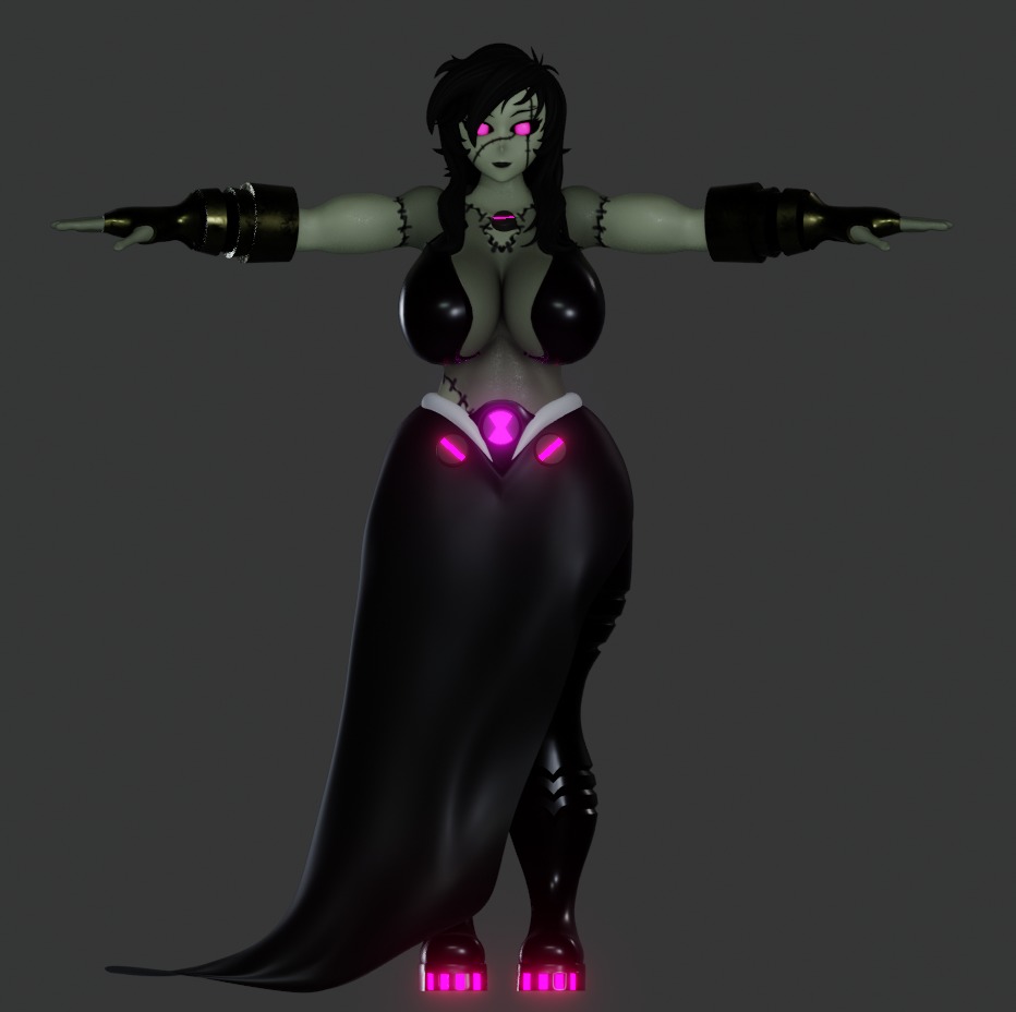 Dr Viktory 3D Model NSFW chaketrix Low-poly 3D model_11