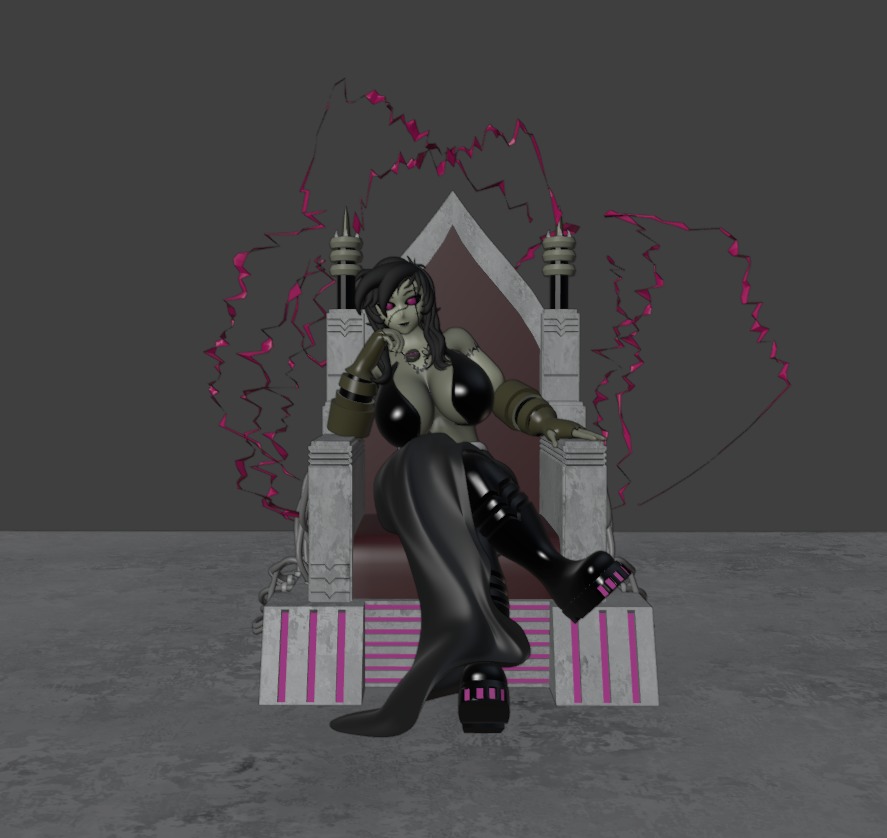 Dr Viktory 3D Model NSFW chaketrix Low-poly 3D model_8