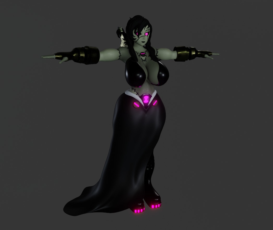 Dr Viktory 3D Model NSFW chaketrix Low-poly 3D model_12