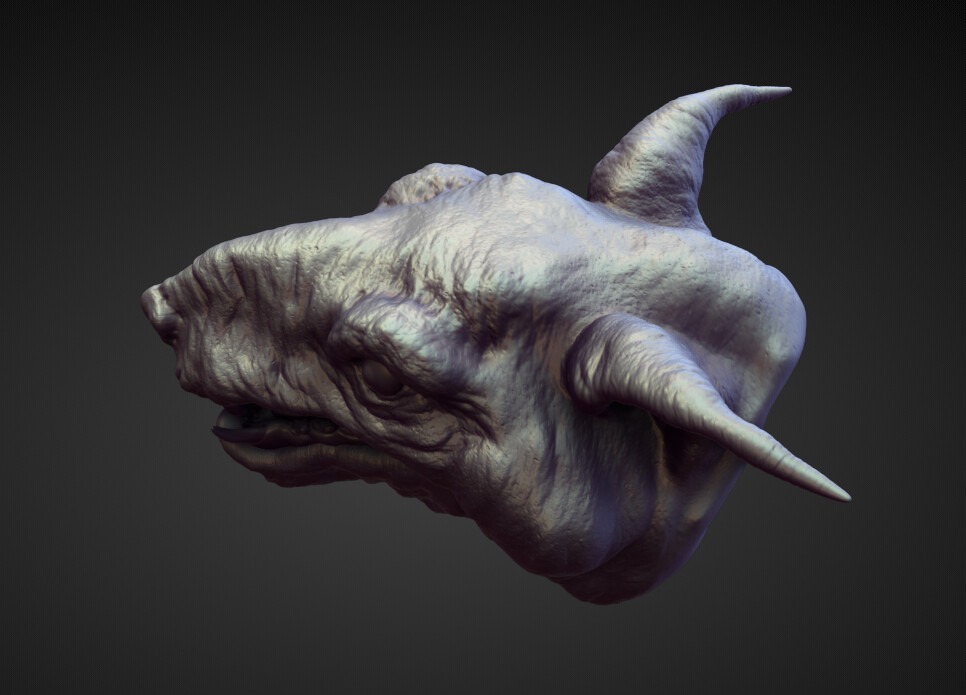 HEAD51 high poly sculpt 3D model_2