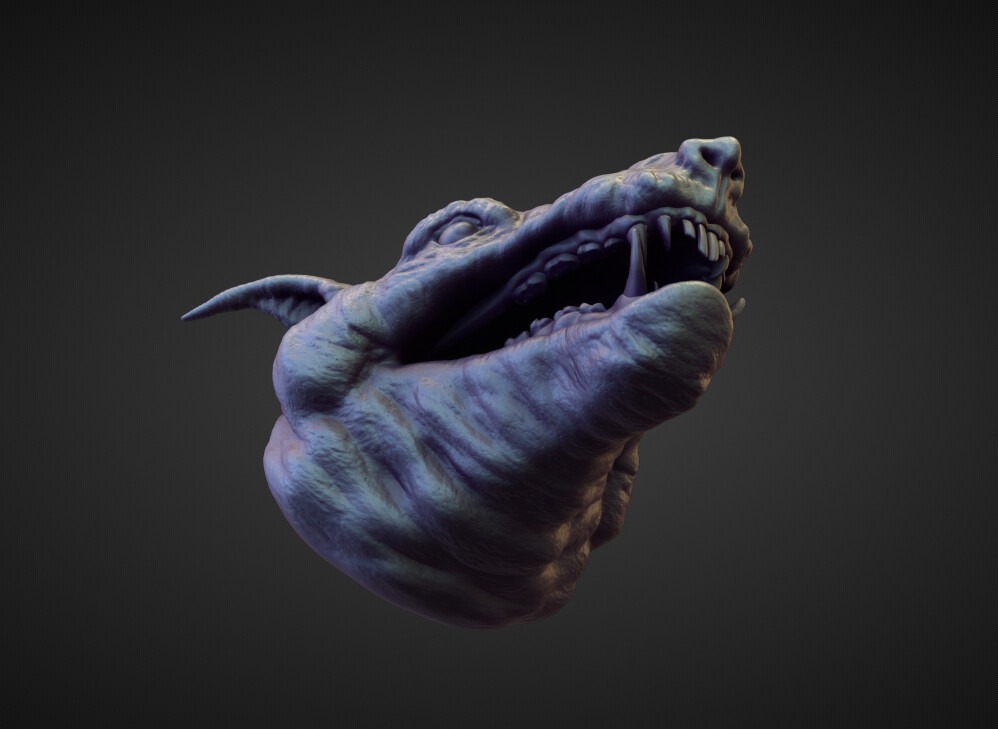 HEAD51 high poly sculpt 3D model_3