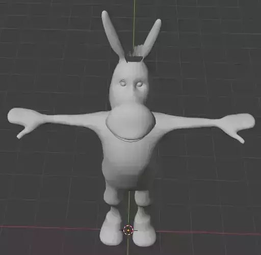 3D Donkey Model