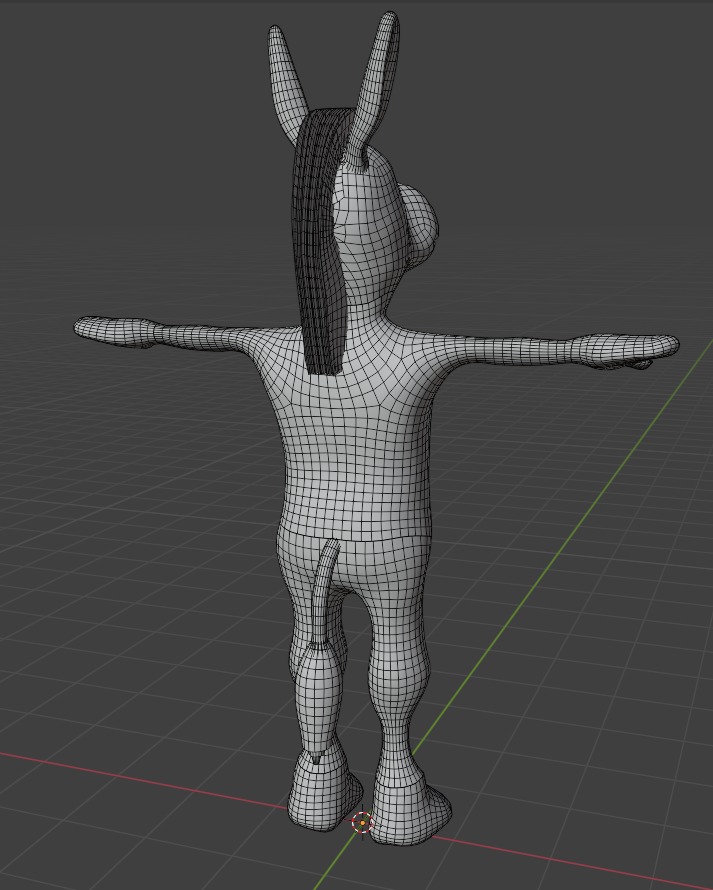 3D Donkey Model Free low-poly 3D model_18