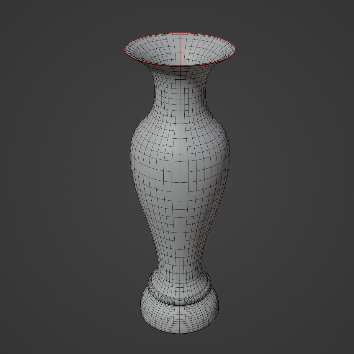 Classic Gold Vase 01 3D model_8