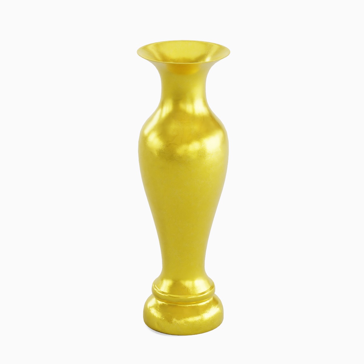 Classic Gold Vase 01 3D model_1
