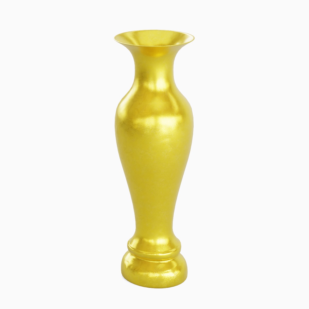 Classic Gold Vase 01 3D model_3