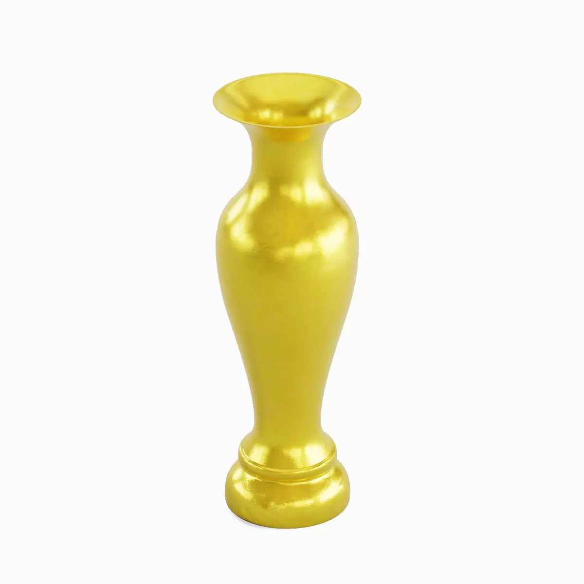 Classic Gold Vase 01 3D model_0
