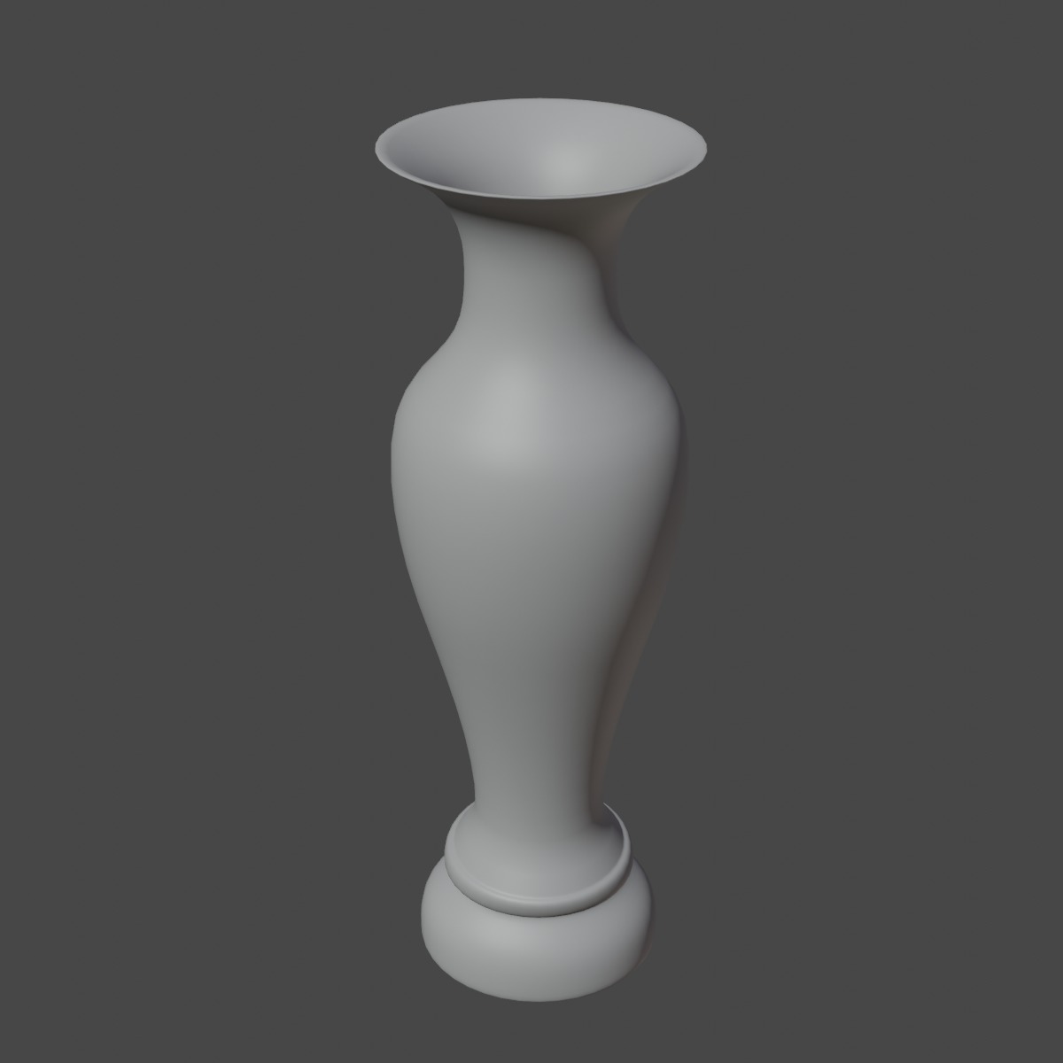 Classic Gold Vase 01 3D model_7