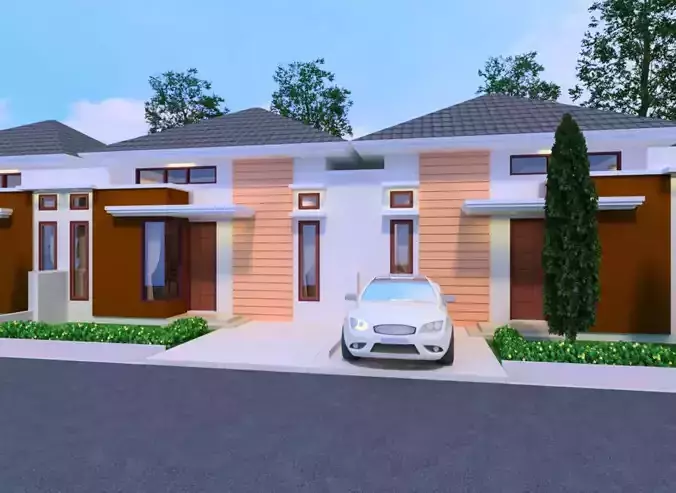 simple minimalist  house