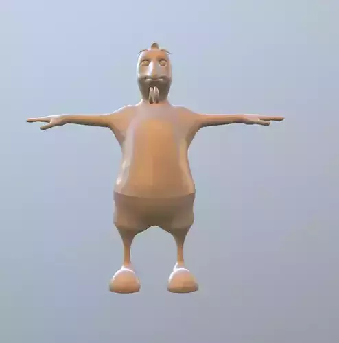 3D Chicken Base Mesh model