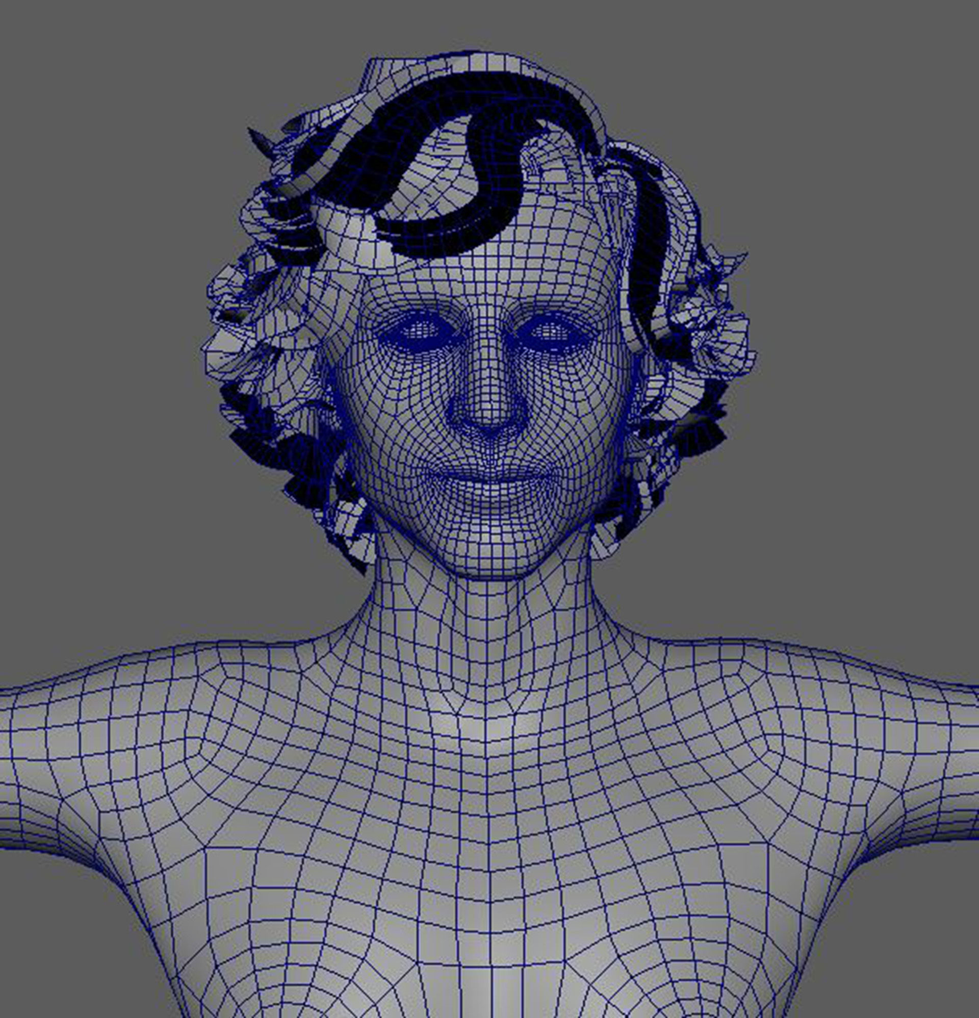 Timothee Chalamet 3d model low-poly Low-poly 3D model_14