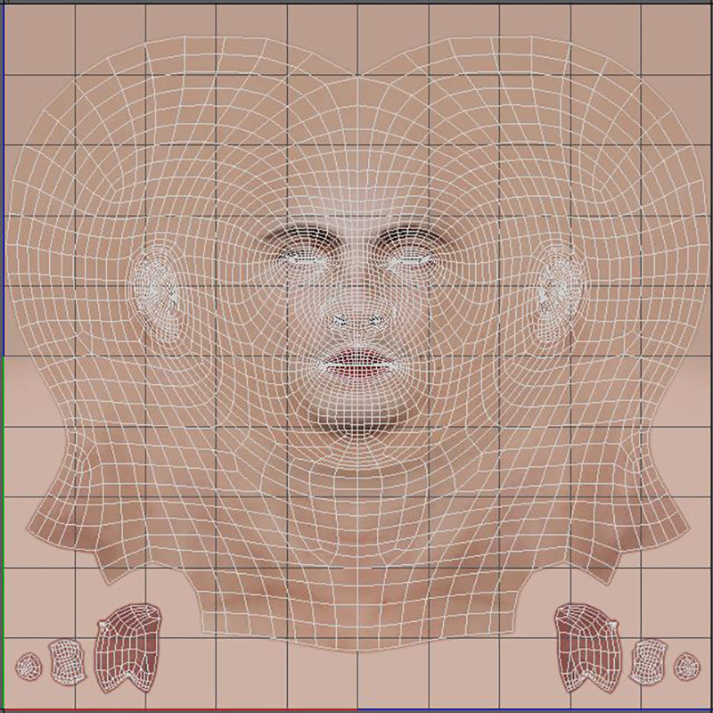 Timothee Chalamet 3d model low-poly Low-poly 3D model_13