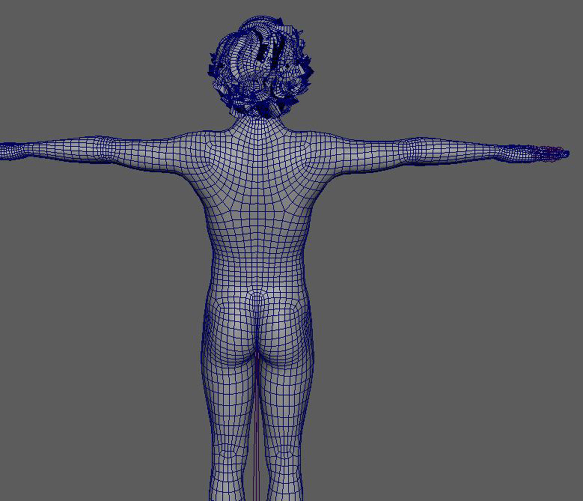 Timothee Chalamet 3d model low-poly Low-poly 3D model_15